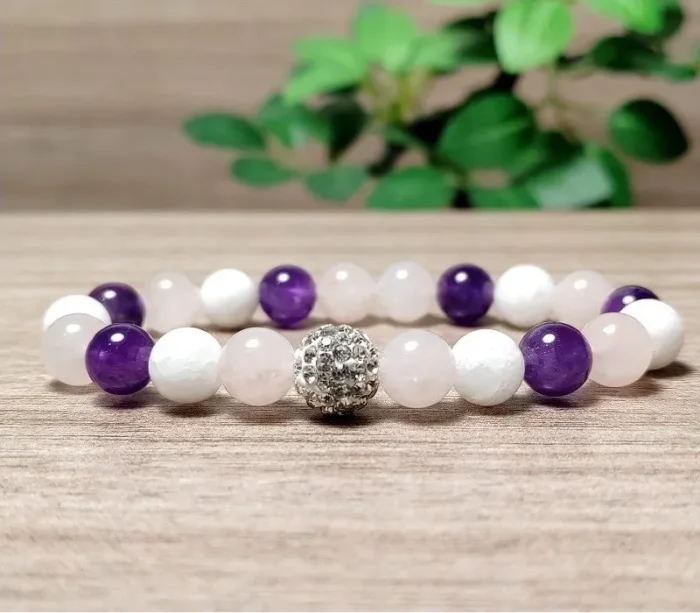 Szerelem vonzó, energetizáló, aura védő karkötő