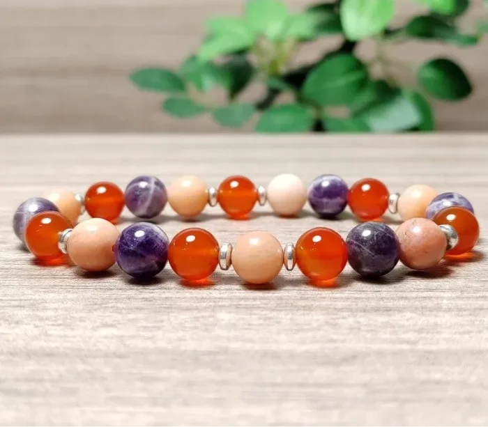 Harmonizáló, spirituális növekedést támogató, koncentráció javító karkötő