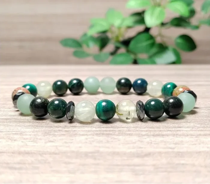 Optimizmusra sarkalló, elengedést segítő, egyensúlyt teremtő karkötő