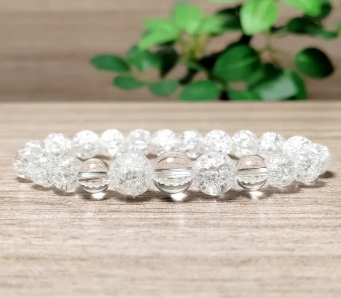 Hegyikristály ásvány karkötő