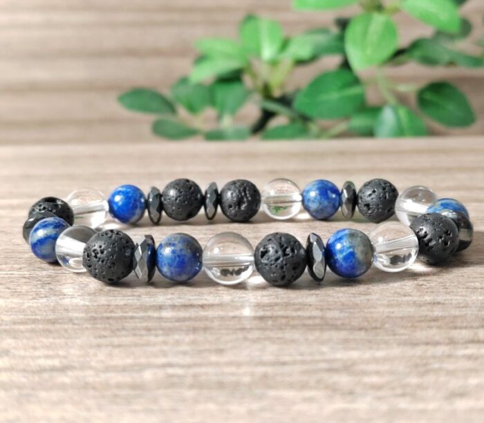 Tudatos jelenlétet, belső energiát harmonizáló, negatív energiákat csillapító karkötő